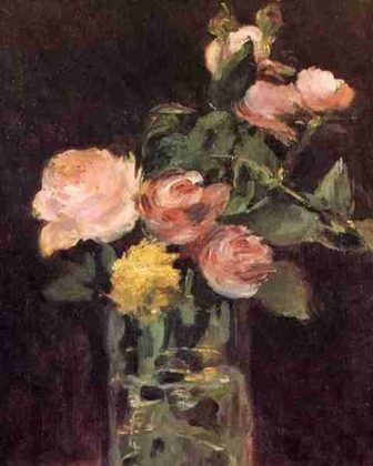 Rose in un bicchiere