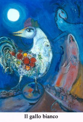 Marc Chagall - Il gallo bianco